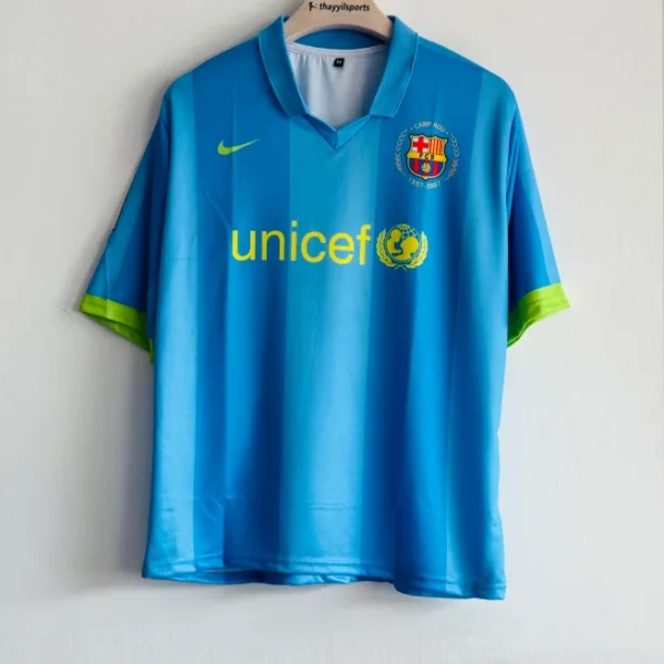 BARCELONA 2007-08 AWAY KIT MESSI FIVESLEEVE POLO