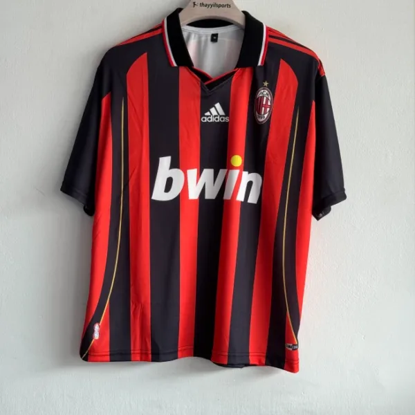 ACMILAN 2006-07 HOME KIT MALDINI FIVESLEEVE POLO