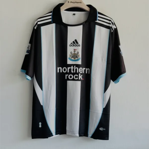 NEWCASTLE UNITED 2007-08 HOME KIT OWEN FIVESLEEVE POLO