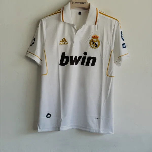 REAL MADRID 2011-12 HOME KIT RONALDO POLO EMBROIDERY