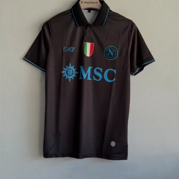 NAPOLI 25-26 THIRD KIT DEBRUYNE POLO EMBROIDERY