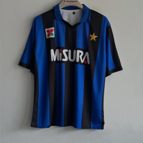 INTERMILAN 1983 HOME KIT RUMMENIGGE FIVESLEEVE POLO