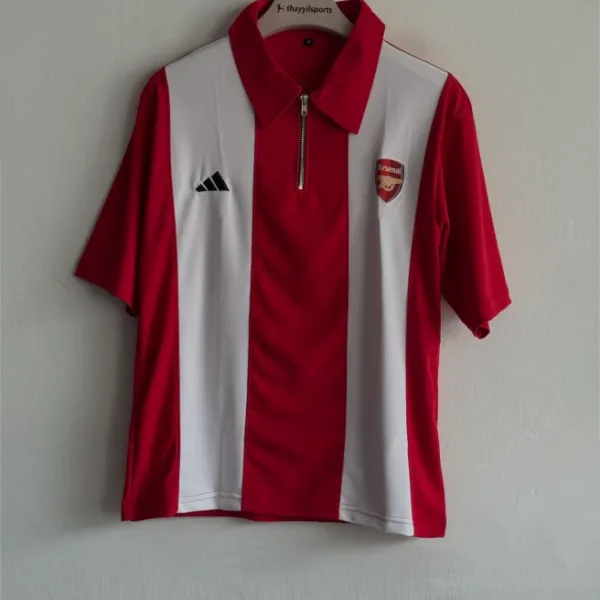TSHIRT ARSANEL R/W FIVESLEEVE POLO EMBROIDERY WITH ZIP