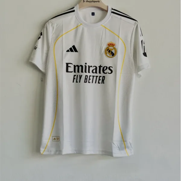REAL MADRID 25-26 HOME KIT MBAPPE EMBROIDERY PREMIUM