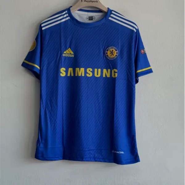CHELSEA 2012-13 HOME KIT HAZARD EMBROIDERY