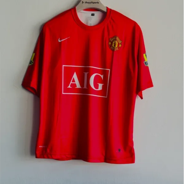 MANCHESTER UNITED 2008-09 HOME KIT RONALDO FIVESLEEVE EMBROIDERY