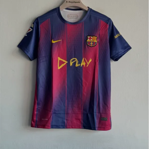 BARCELONA X ED SHEERAN EL CLASSICO 25-26 HOME KIT YAMAL EMBROIDERY