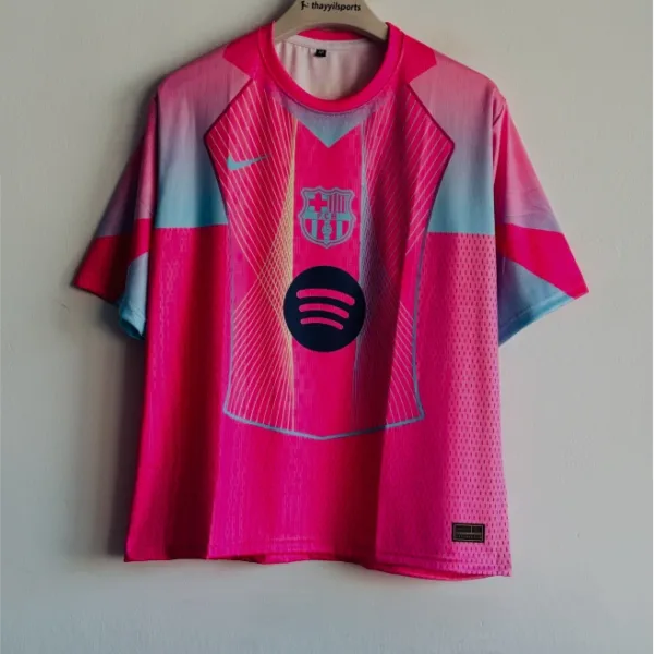 BARCELONA 25-26 PINK SPECIAL EDITION KIT LAMINE YAMAL FIVESLEEVE