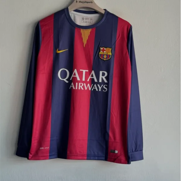 BARCELONA 2014-15 HOME KIT NEYMER FULLSLEEVE EMBROIDERY