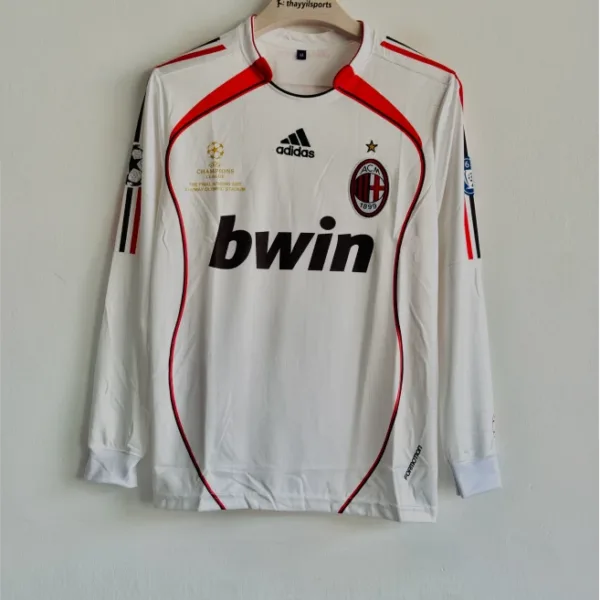 ACMILAN 2006-07 AWAY KIT MALDINI FULLSLEEVE EMBROIDERY