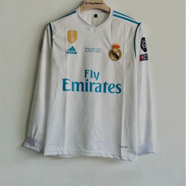 REAL MADRID 2017-18 HOME KIT RONALDO FULLSLEEVE EMBROIDERY PREMIUM
