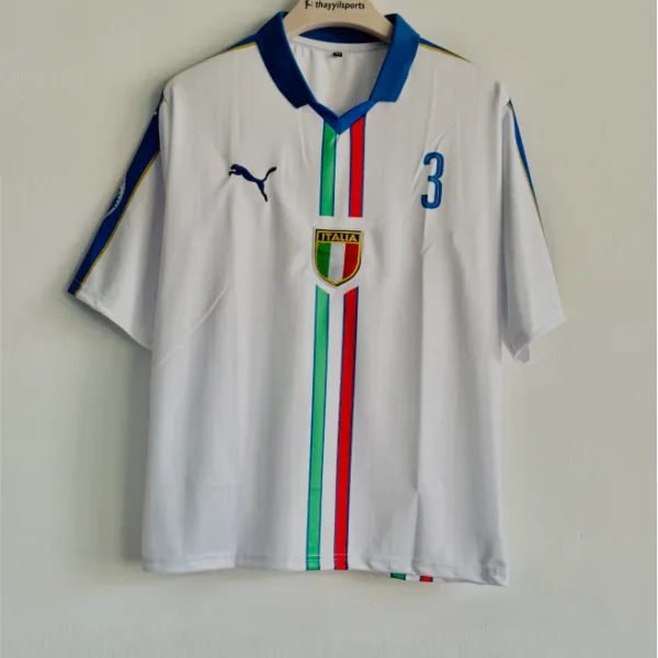 ITALY 2016-17 AWAY KIT MALDINI FIVESLEEVE POLO EMBROIDERY