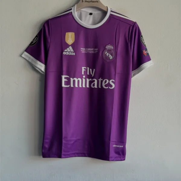 REAL MADRID 2016-17 AWAY KIT RONALDO EMBROIDERY PREMIUM