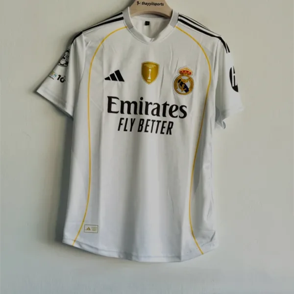 REAL MADRID 25-26 HOME KIT MBAPPE EMBROIDERY PREMIUM