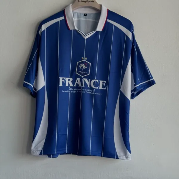 FRANCE FANTASY JERSEY ZIDANE FIVESLEEVE POLO EMBROIDERY