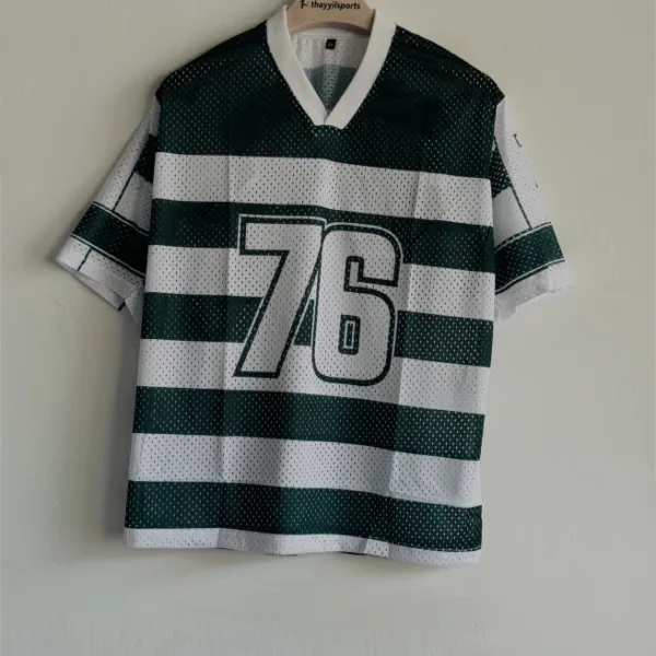 NFL 76 GREEN AND WHITE FIVESLEEVE