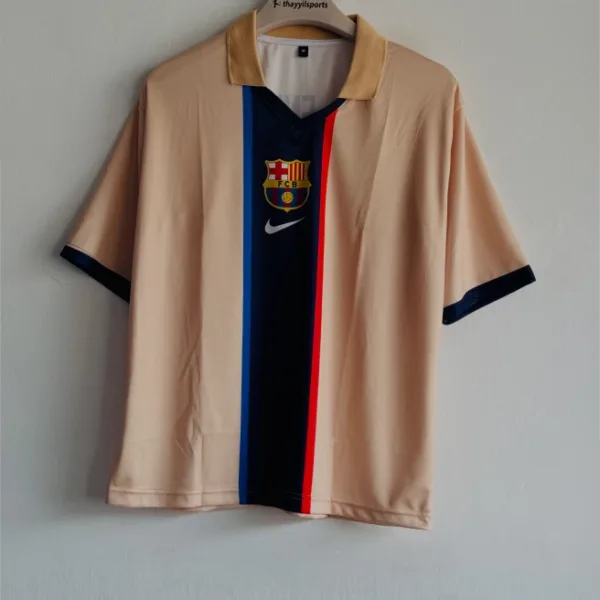 BARCELONA 2001-02 AWAY KIT LUIS ENRIQUE FIVESLEEVE POLO