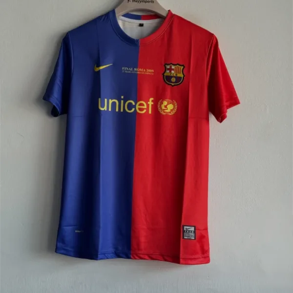 BARCELONA 2008-09 MESSI HOME KIT EMBROIDERY