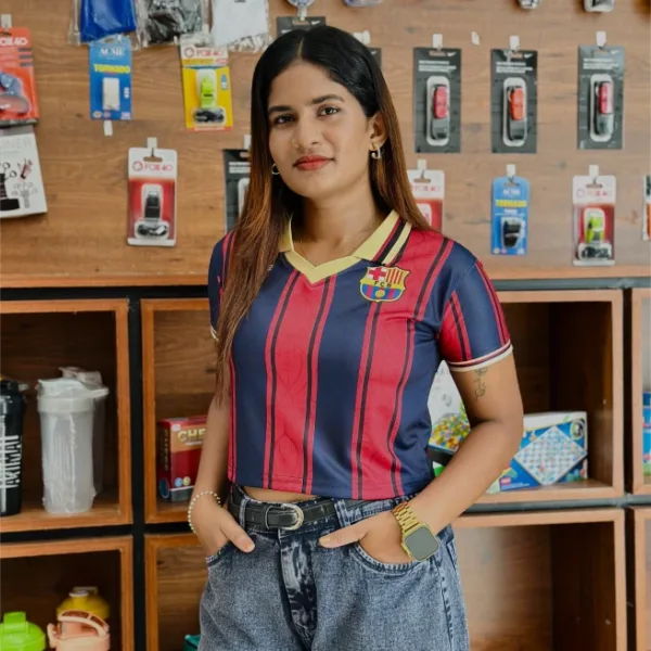 CROP TOP BARCELONA 125TH SPECIAL KIT MESSI POLO