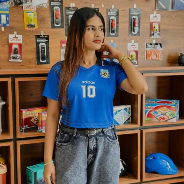 CROP TOP ARGENTINA MARADONA POLO