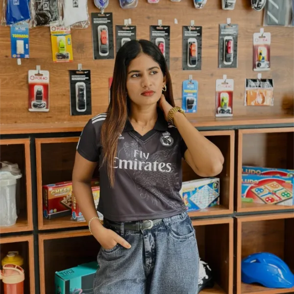 CROP TOP REAL MADRID 2014 THIRD KIT RONALDO