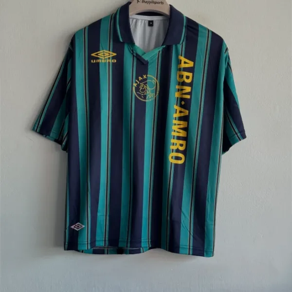 AJAX 1993 AWAY KIT CRUYFF FIVESLEEVE POLO