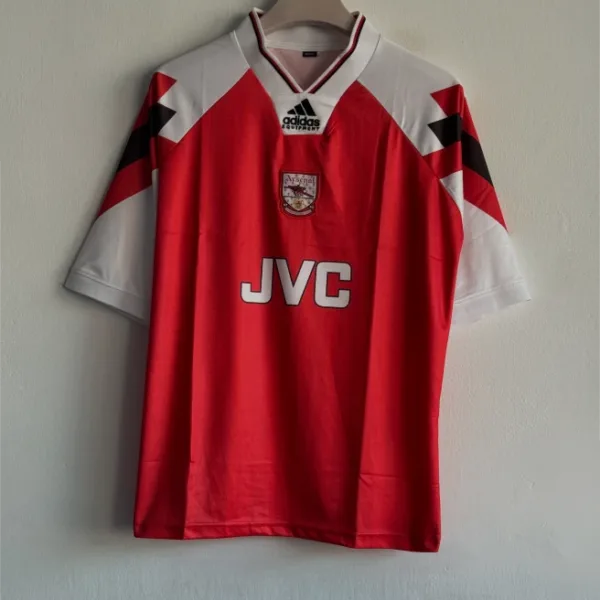 ARSANEL 1992-93 HOME KIT V KNITTED POLO FIVESLEEVE EMBROIDERY PREMIUM