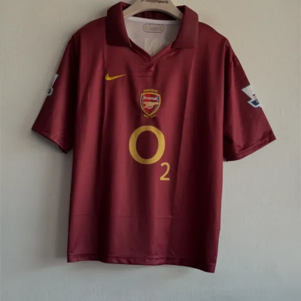 ARSANEL 2005-06 HOME KIT HENRY POLO EMBROIDERY