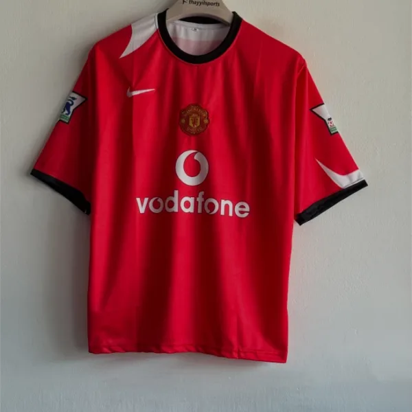 MANCHESTER UNITED 2004-05 HOME KIT RONALDO FIVESLEEVE EMBROIDERY