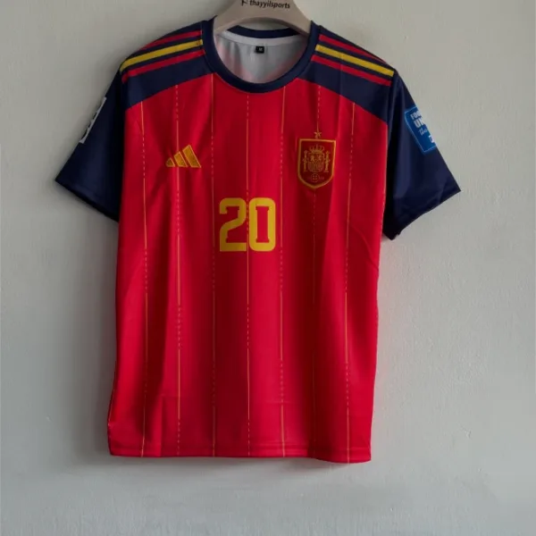 SPAIN 2026 HOME KIT PEDRI EMBROIDERY