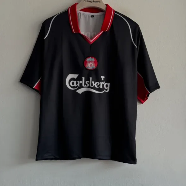 LIVERPOOL 2002 TRAINING KIT TORRES FIVESLEEVE POLO EMBROIDERY