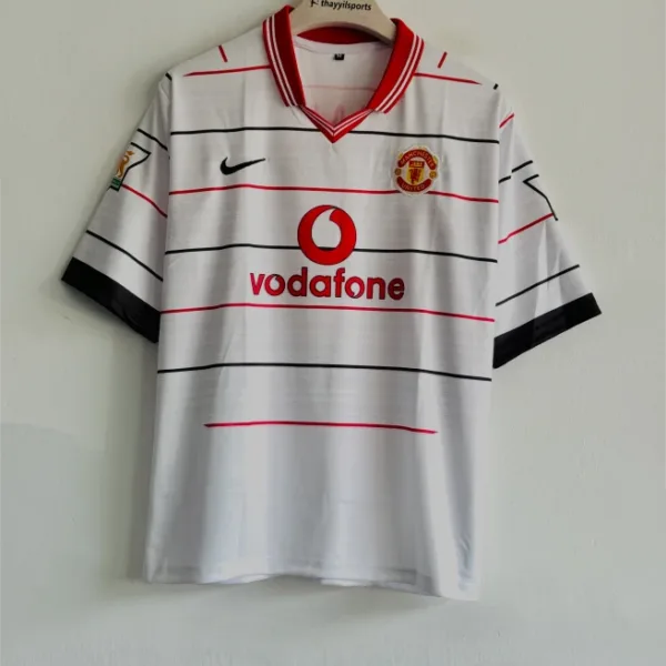 MANCHESTER UNITED 2003-04 THIRD KIT RONALDO FIVESLEEVE POLO EMBROIDERY