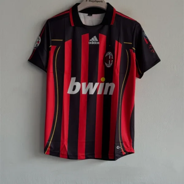 ACMILAN 2006-07 HOME KIT RONALDO POLO EMBROIDERY