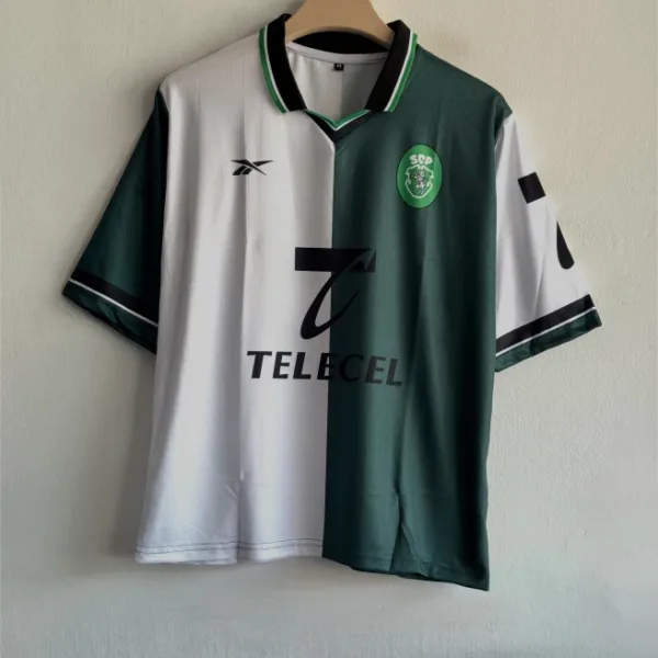 SPORTING 1998-99 HOME KIT RONALDO FIVESLEEVE POLO