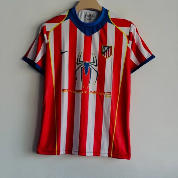 ATLETICO MADRID 2004-05 HOME KIT TORRES EMBROIDERY