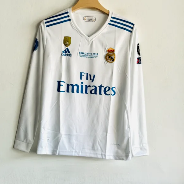 REAL MADRID 2017-18 HOME KIT RONALDO FULLSLEEVE EMBROIDERY