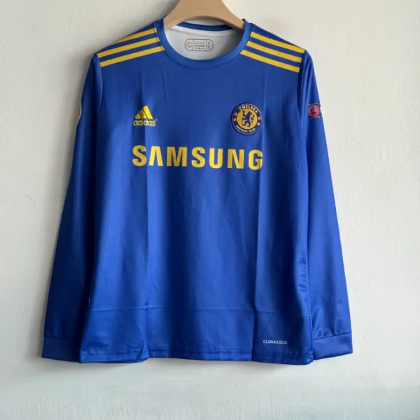 CHELSEA 2012-13 HOME KIT HAZARD FULLSLEEVE EMBROIDERY