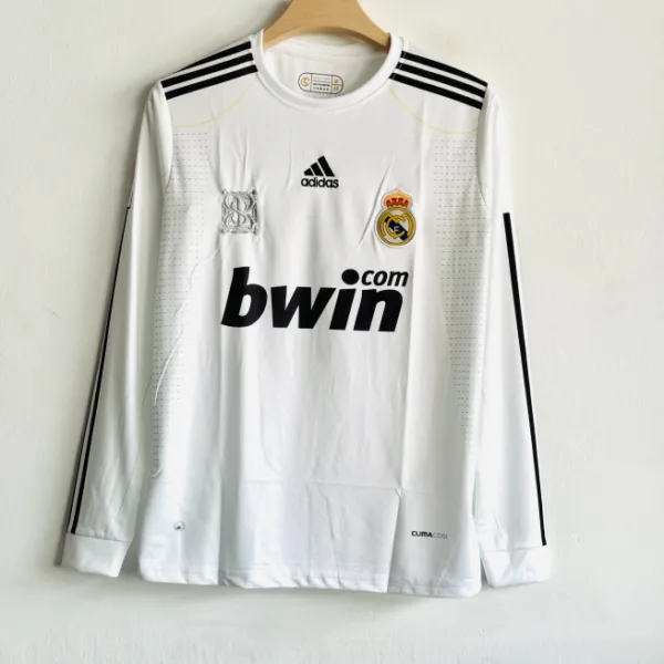 REAL MADRID 2009-10 HOME KIT RONALDO FULLSLEEVE EMBROIDERY