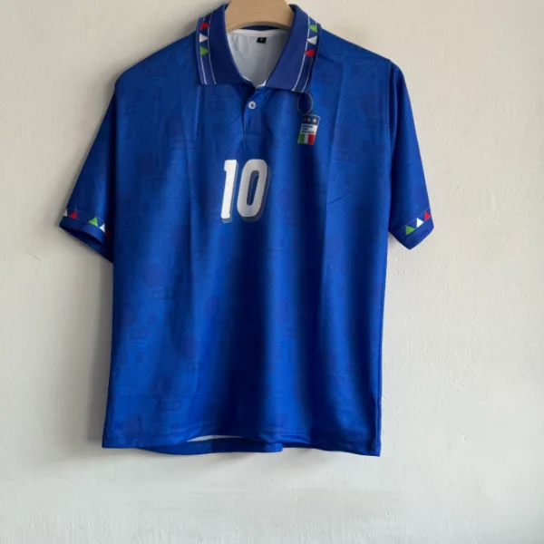 ITALY 1994 HOME KIT BAGGIO FIVESLEEVE POLO