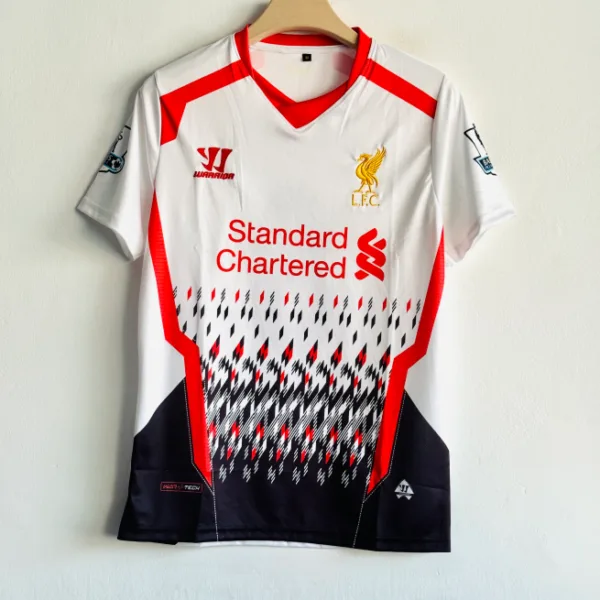 LIVERPOOL 2013-14 AWAY KIT GERRARD EMBROIDERY PREMIUM