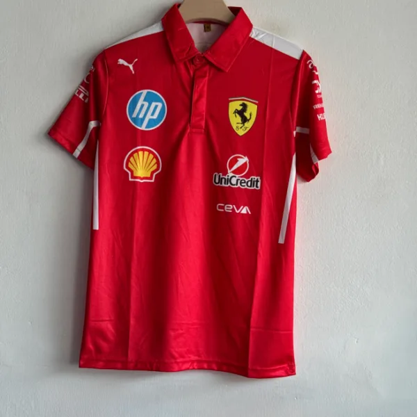 F1 FERRARI SCUDERIA RED POLO PREMIUM