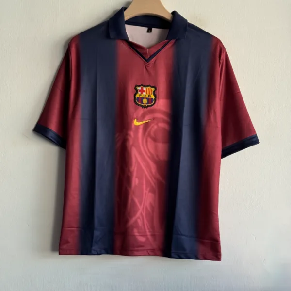 BARCELONA X TRAVIS SCOTT SPECIAL EDITION KIT FIVESLEEVE POLO EMBROIDERY PREMIUM