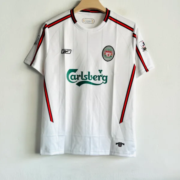 LIVERPOOL 2003-04 AWAY KIT GERRARD EMBROIDERY