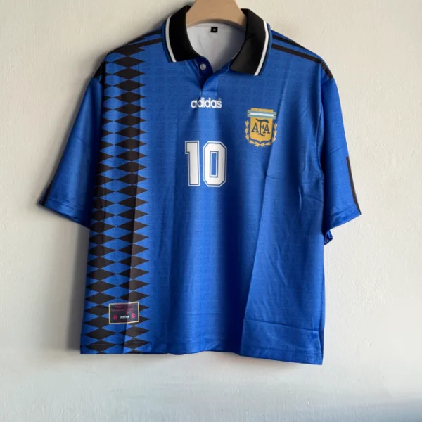 ARGENTINA 1994 AWAY KIT MESSI FIVESLEEVE POLO